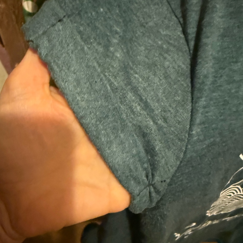 Green Graphic Tee with Nautical Design - Picture 2 of 2